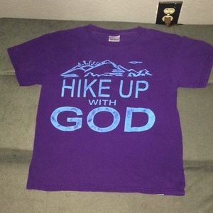 Girls Hike Up With God Shirt